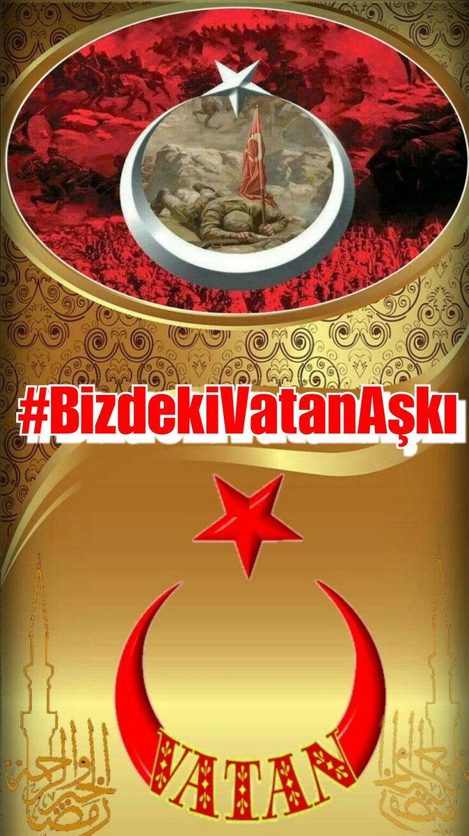 Bizdeki vatan aşkı;
Doğduğumuzda kulağımıza okunan ezanla başlar 
Öldüğümüzde arkamızdan okunan sela ile bile bitmez
@nihatcad
@SukruSaral1
@senledevamreis
@07_zulal_07
@AliyA_571
@IkbalBirden
@FehimP4s4
@EnSonOsmanIi
@asliagt
@cCc_ysmn
@ibrahimguney45
@Faikkaya_53Rt