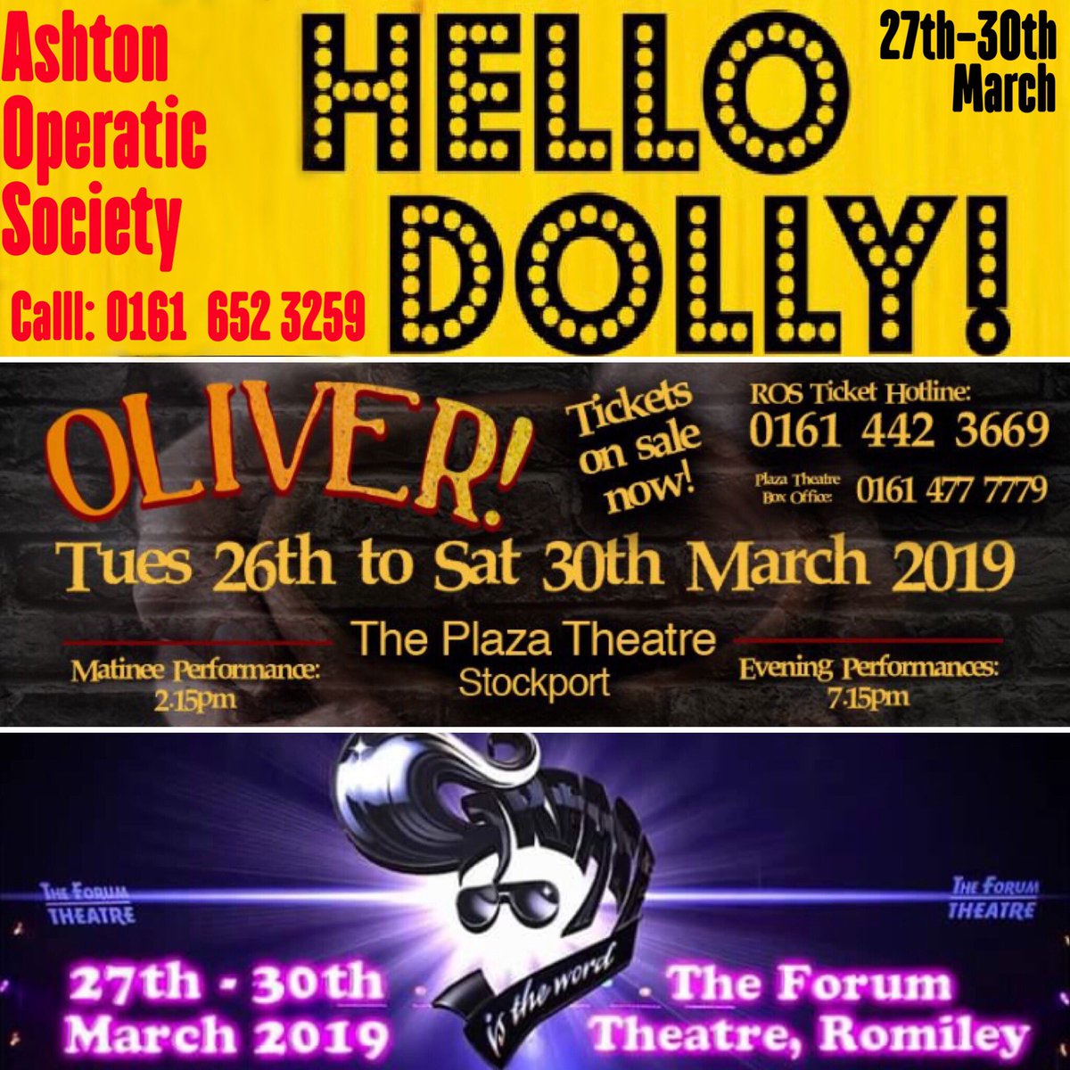 Hyde Musical Society (@hydemusical) on Twitter photo #SUPPORTLOCALTHEATRE Along with final rehearsals and 3 shows to see, we are certainly going to have a busy week. We hope all our friends in these shows come to see #AVENUEQ.
🎭 <a href="/ashton_operatic/">AOS</a>.
🎭<a href="/RomileyOperatic/">Romiley Operatic Society</a>.
🎭 <a href="/NKTheatreArts/">NK Theatre Arts</a>.
<a href="/actukorg/">Association of Community Theatre</a> <a href="/Official_MMAs/">MMA</a> <a href="/NODAtweets/">NODA</a> #SUPPORTLOCALTHEATRE Along with final rehearsals and 3 shows to see, we are certainly going to have a busy week. We hope all our friends in these shows come to see #AVENUEQ.
🎭 <a href="/ashton_operatic/">AOS</a>.
🎭<a href="/RomileyOperatic/">Romiley Operatic Society</a>.
🎭 <a href="/NKTheatreArts/">NK Theatre Arts</a>.
<a href="/actukorg/">Association of Community Theatre</a> <a href="/Official_MMAs/">MMA</a> <a href="/NODAtweets/">NODA</a>
