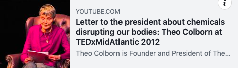 AandBEnviron's tweet image. To close this week with the subject, #POPs. This video is a letter (clear and easy to understand) from #Corborn to the President of the USA on chemicals (such as Persistent Organic Pollutant) disrupting our bodies. bit.ly/2HAGIQc
