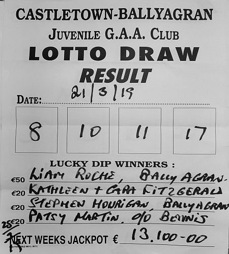 lotto march 19 2019