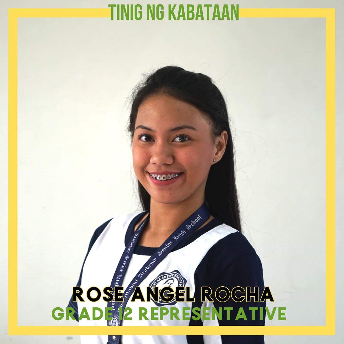 martincanicosa's tweet photo. We are #TinigngKabataan GR 12 REPRESENTATIVES 
#TeamCanicosaandMagsino 
#RBLV
ROCHA, Rose Angel
LEVITA, Sylvain Kyle
VIRTUCIO, Patricia Janelle
BALITAAN, Mathew Glenn https://t.co/o81EPciS3A