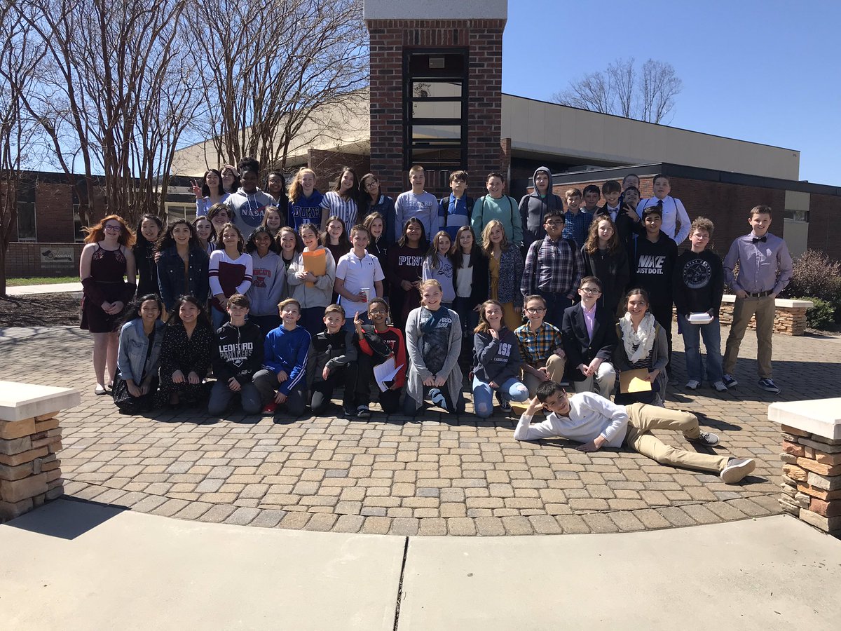 StephanieW1975's tweet photo. LMS students competing in the National History Day Competition @ledfordmiddle @dcsnc #LMSALLIN https://t.co/vV8OJofNCQ