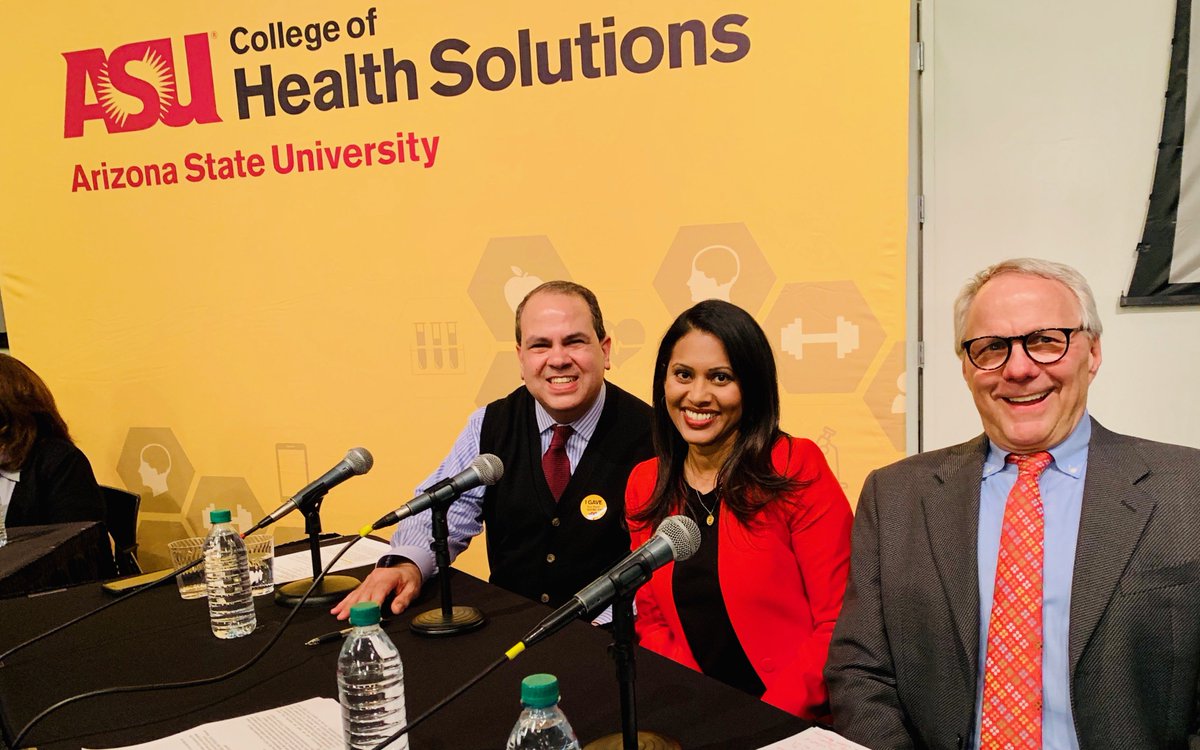 ToughHealthTalk's tweet photo. We love this team! Pre-show hijinks and all! @asuhealth @jsirven @SwapnaReddy01 https://t.co/7fEgUXpXPB