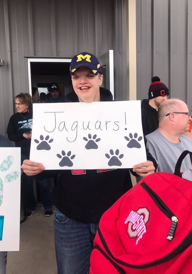 TriangularProc1's tweet image. Fulton County Jaguars are off to Columbus for state basketball! #SpecialOlympics #bringinghomethegold