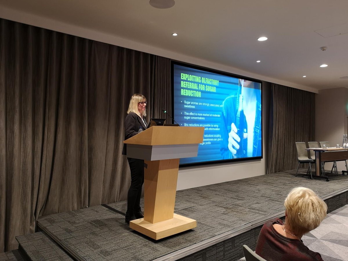 treattworld's tweet photo. We were proud to attend the 7th B.E.O.A Symposium today. Charlotte Catignani, our R&D manager shared her knowledge of #crossmodalcorrespondence and how #flavour can be perceived and altered by a variety of factors. You can read more here: https://t.co/5XI3VkvJMr #BEOASymposium https://t.co/xPxNddQOos