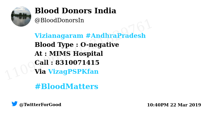 Blood Donors India tweet media