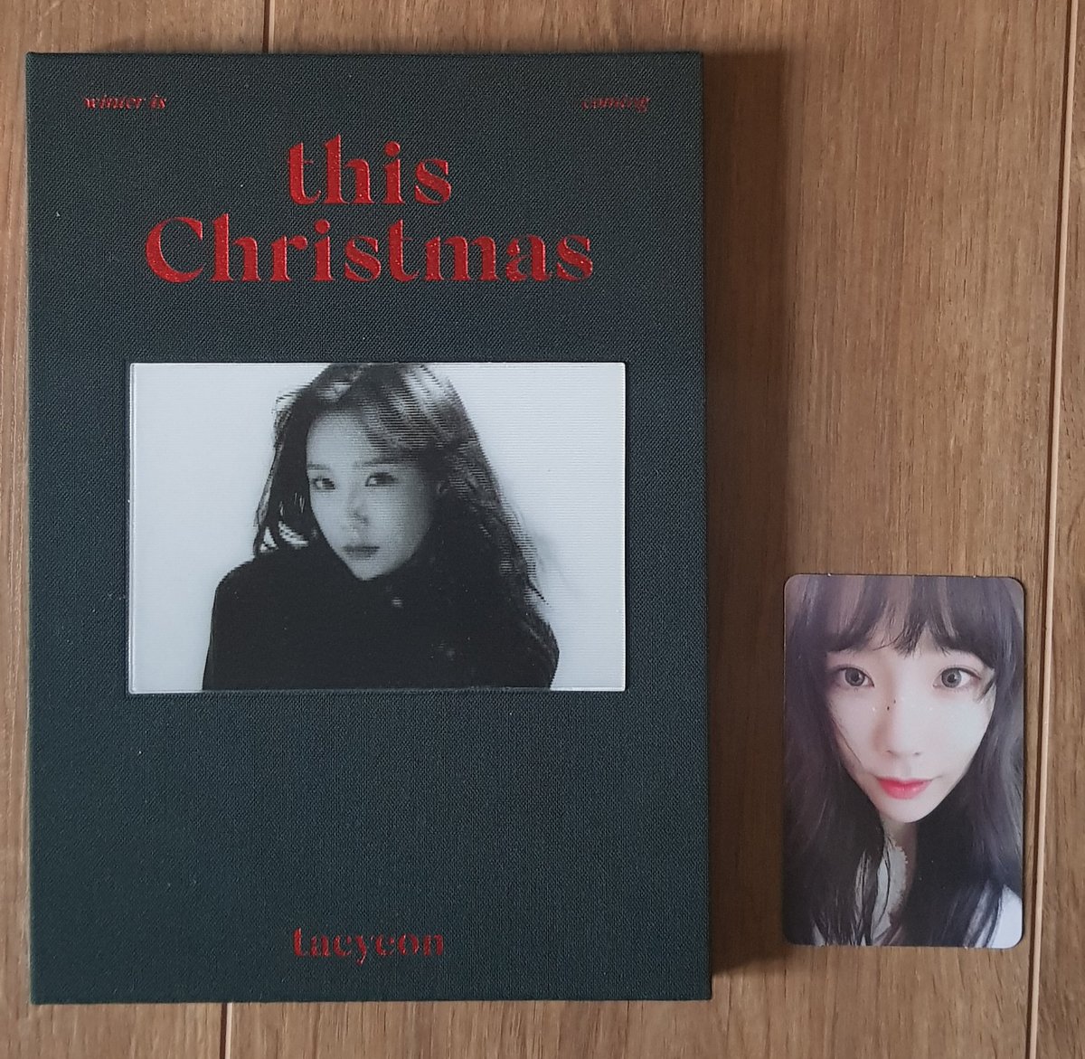 TAEYEON - this Christmas1 PhotocardFavorite Song : Christmas without you