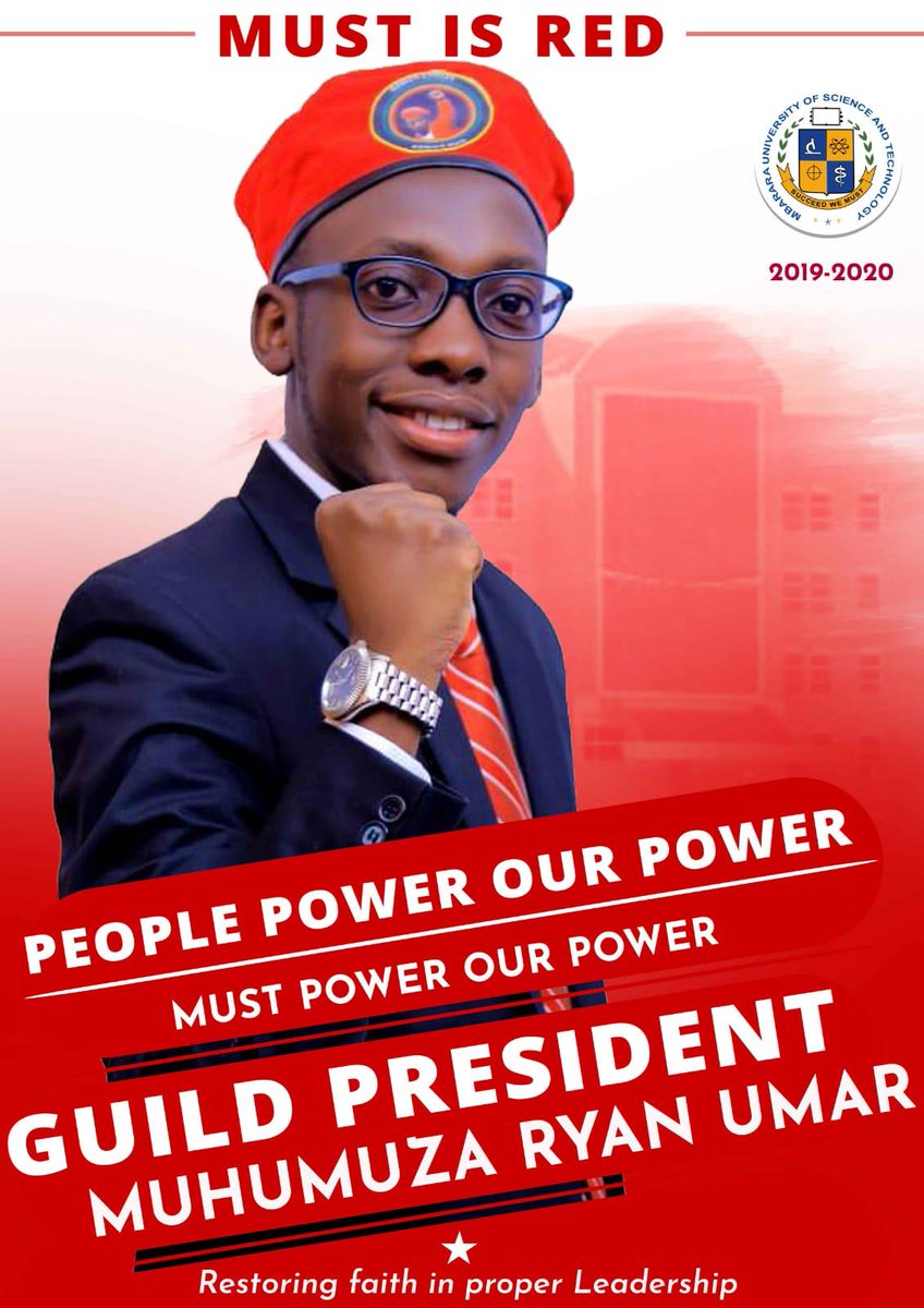 oromakenneth's tweet photo. #MUSTPower
@ryanmuhumuza for our guild
@HEBobiwine @MbararaUST @DerinahAtuhwere @Mustdebatesoci1 @AtibuniBuniemma @DebateUganda 
Restoring faith in proper leadership https://t.co/892JJqJZvT