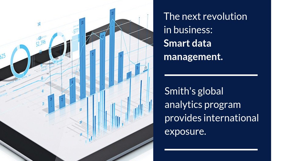 SmithBusiness's tweet photo. Using #dataanalytics to solve business challenges & lead high-performance teams, #SmithBusiness’ Global Master of Management Analytics students receive international exposure. First class begins January 2020. https://t.co/0wipFCtQle #SmithMMA https://t.co/gBtag5lBnB