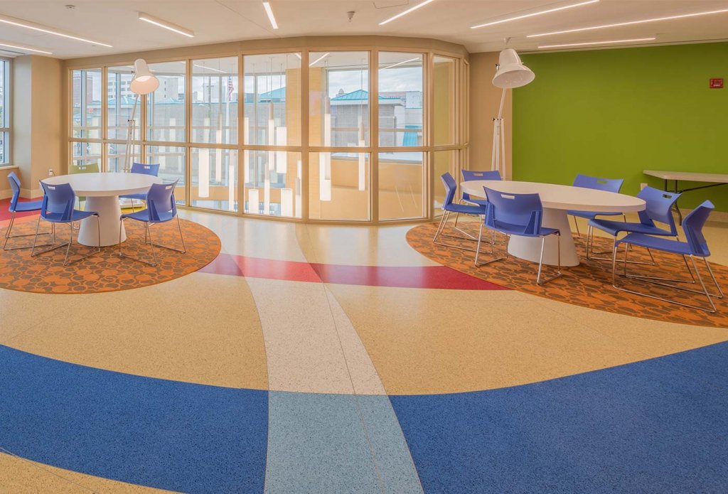 arim_inc's tweet photo. One of our favorite projects at the Gateway Headstart Center, NJ. 
Beautiful Arim Inc aggregate stones and Master Terrazzo Technologies' resin installed by Roman Mosaic and Tile Company… 
#terrazzo #epoxy #terrazzofloor #epoxyfloor #commercialflooring #ntma #aggregate https://t.co/PRk2vbUgwT