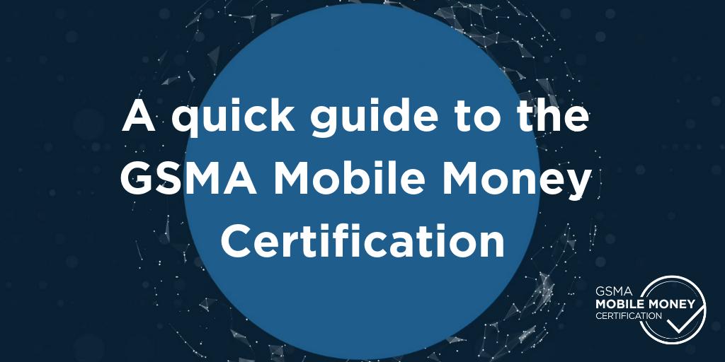GSMAMobileMoney's tweet photo. Our short guide covers the key facts you need to know about the GSMA Mobile Money Certification: https://t.co/iXsjJ7ylac

Now available in three languages! https://t.co/AWrNSVgARX