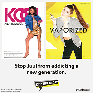 Sheridan_SADD's tweet photo. For #KickButtsDay, our SADD chapter collected 101 signatures to tell @FDATobacco to ban all flavored tobacco products. #KickJuul https://t.co/lBaRkaoqrL