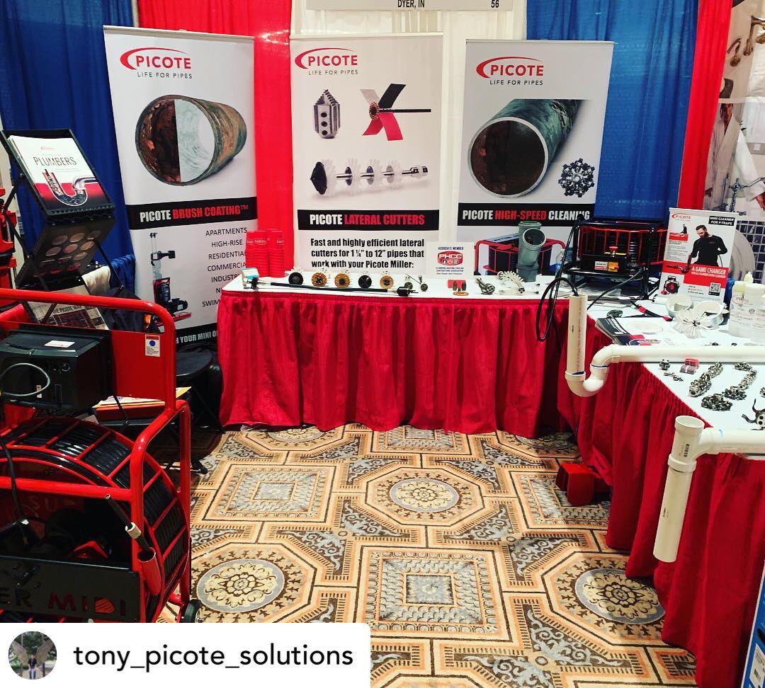 Picote Solutions (@picotesolutions) on Twitter photo PHCC Expo, Drury Lane Conference Center, IL today! Join <a href="/adecavitch/">Anthony DeCavitch</a> at booth 56 to find out more about our huge range of products including the new Mini Cleaner for 1 1/4” to 3” pipes with multiple bends or through 2” p-traps! #plumbing #draincleaning #GoPicote #PicoteTheWorld PHCC Expo, Drury Lane Conference Center, IL today! Join <a href="/adecavitch/">Anthony DeCavitch</a> at booth 56 to find out more about our huge range of products including the new Mini Cleaner for 1 1/4” to 3” pipes with multiple bends or through 2” p-traps! #plumbing #draincleaning #GoPicote #PicoteTheWorld