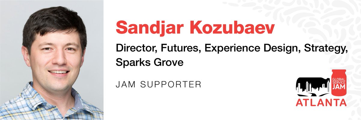 AtlantaServJam's tweet photo. Jam's need their supporters to help make it all happen. Thanks to @sandjar and @SparksGrove for their sponsorship again this year. #Atlanta #GSJam #servicedesign #designthinking https://t.co/7XEYm6S38s