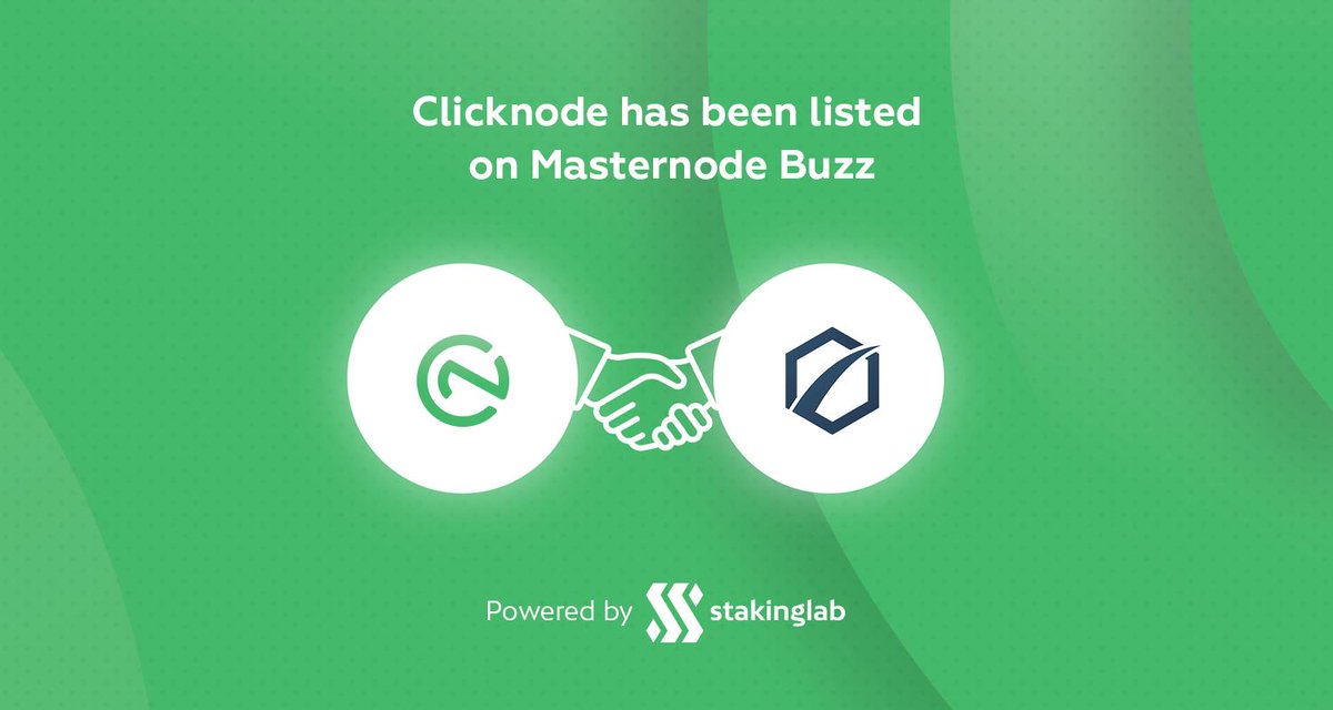 Clicknode- Host your masternode with one click tweet media
