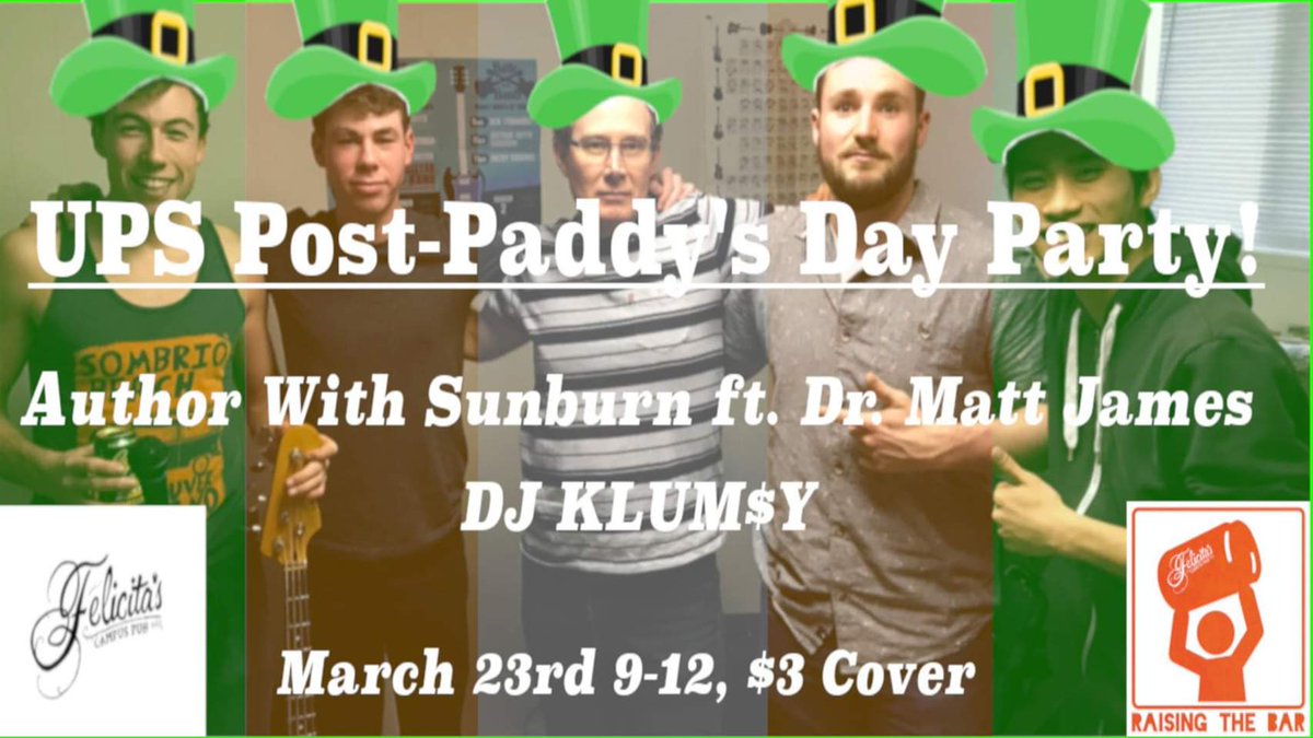 UVicUPS's tweet photo. Drinks: ✅
Author With Sunburn: ✅
Dr. Matt James: ✅
DJ KLUM$Y: ✅
Helping sponsor and resettle a refugee family: ✅

Facebook event: https://t.co/PJdwCsDmia https://t.co/rFd9D3uDCp