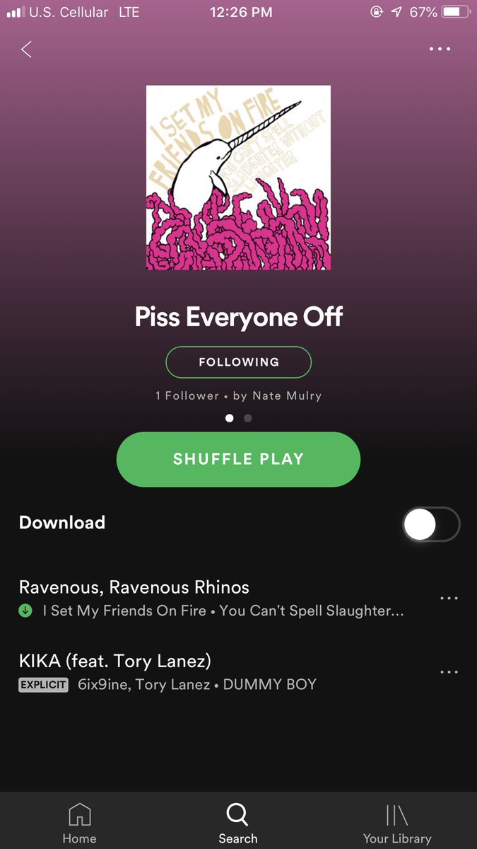 Huge s/o to <a href="/nmu122/">Nate</a> for giving me the perfect playlist for our 16 hour car ride tonight