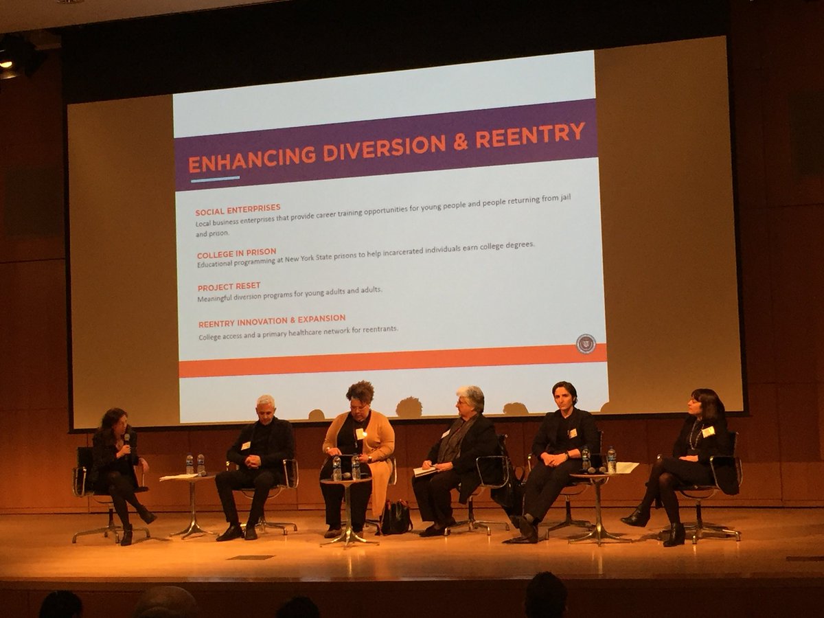 ksutkowi's tweet photo. Excited to hear from Andrea Yaffe @nycHealthy @FPHNYC about the NYC Health Justice Network on the @ManhattanDA panel about diversion and reentry! #CJII https://t.co/he4mnUjE2N