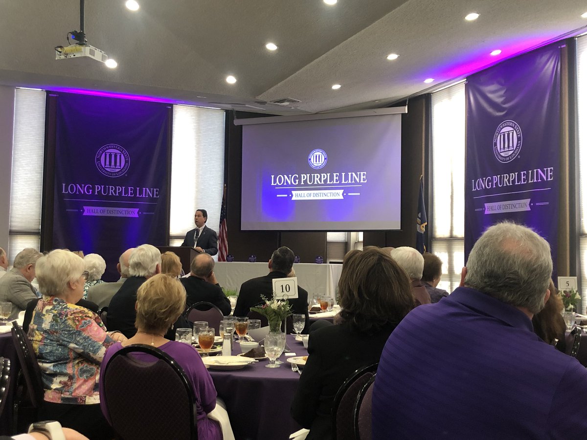 Haleybelle1's tweet photo. Excited to be attending today’s @NSULA Long Purple Line Luncheon honoring NSU’s most distinguished alumni. 😈👏🏼🤘🏼 #longpurpleline #forkem #demons https://t.co/nMcm6VX7Cc