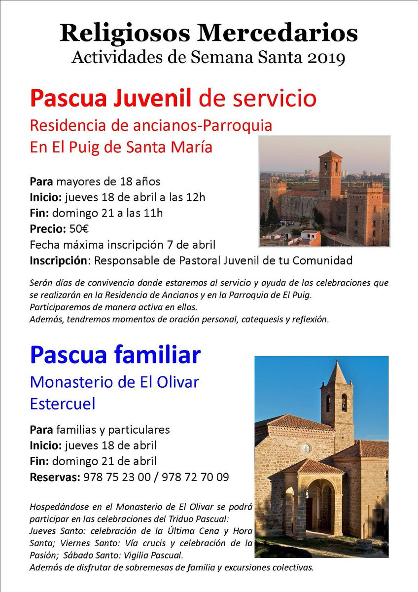 Para personas especiales que desean una Semana Santa distinta
