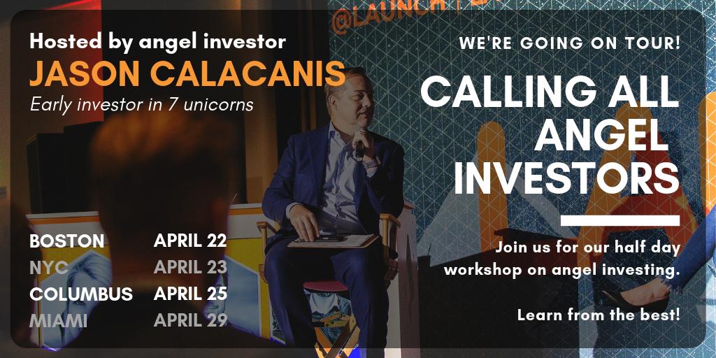 Are you an angel investor? We're going on tour and @jason wants to meet you.

👉  angel.university/tour