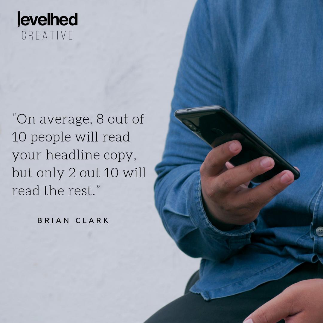 levnotes's tweet photo. Create a headline that will pique the interest of your readers. The goal is to grab their attention and persuade them to read the rest of your content. We at Levelhed Creative help brands tell their story effectively. Contact us today to find out more! https://t.co/w86xPJXXkN
