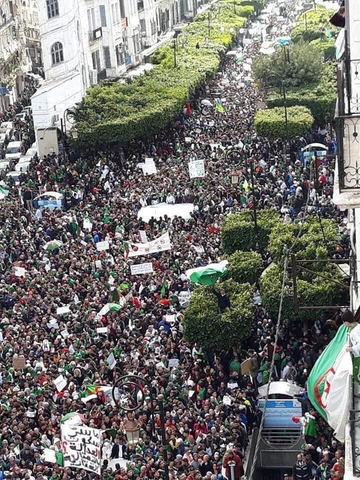 aghiles_g's tweet photo. #Alger manifestations toujours joyeuse #révolution_Blanche #revolution_Joyeuse #non_au_5eme_mandat #non_au_prolongement #AhmedLahri #Algerie_manifestation # https://t.co/FInpj4rUoi