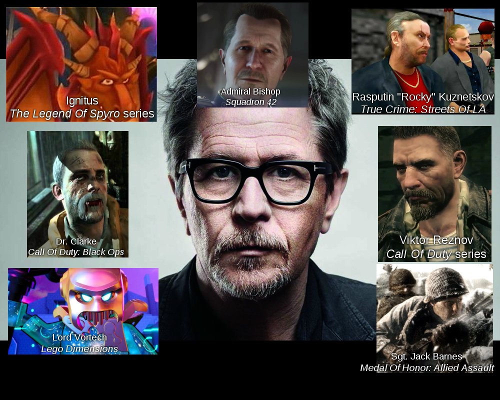 Happy 61st Birthday Gary Oldman! Thank you for your contributions to gaming! 