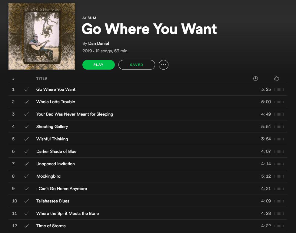 DanDanielMusic's tweet photo. Happy Friday everyone. Check out and #follow my #Spotify profile where you can listen to GO WHERE YOU WANT. #MusicFriday #Blues #Americana #Guitar #Singersongwriter #DanDaniel #NewRelease #NewAlbum
Click here to listen  and follow --------> https://t.co/wUHVhzDzAY https://t.co/91pJdjFhG4