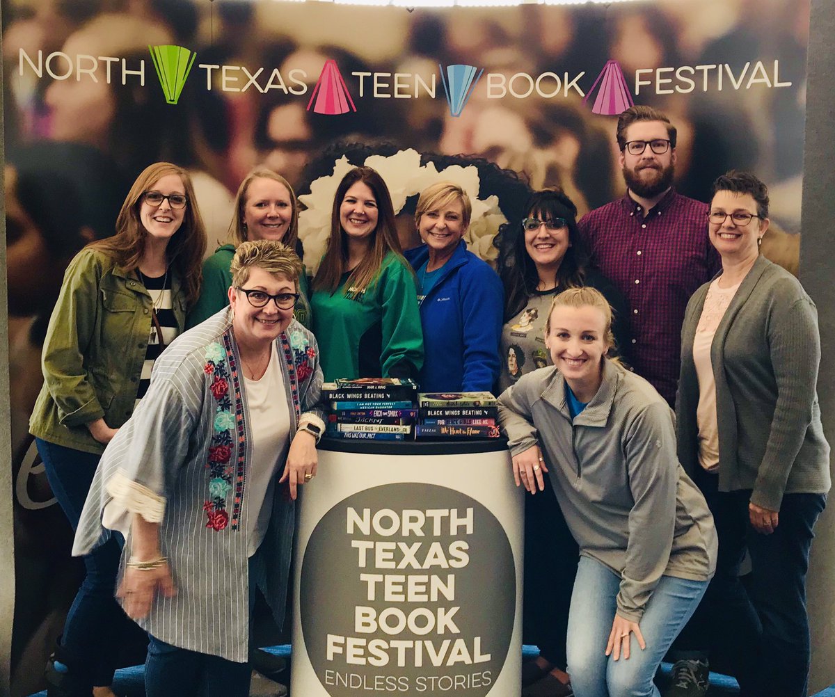 So happy to be at #NTTBF19 this with my Argyle MS ELAR team! #endlessstories #readreadread