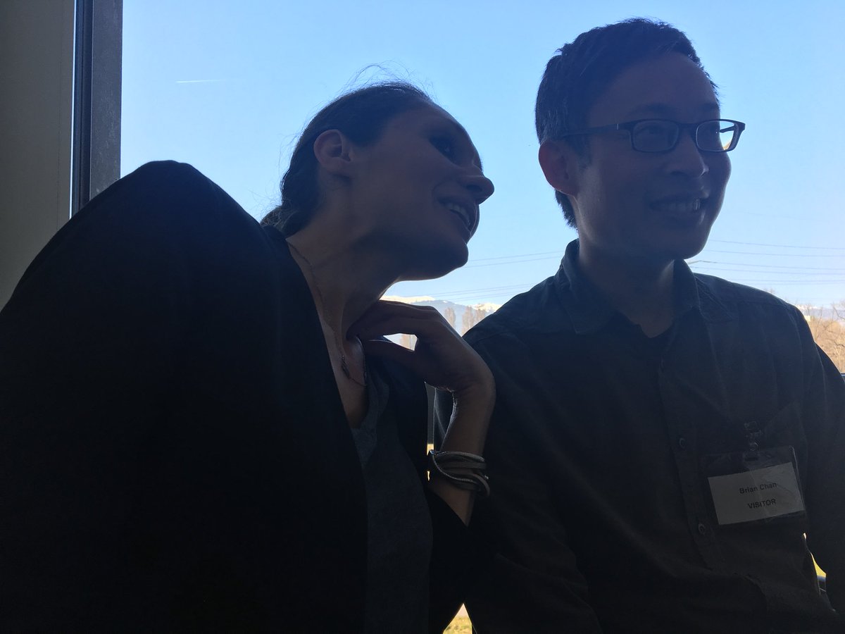 ascaphe's tweet photo. Wondering how cool this @opengeneva #hackathon is? Nicolas Capt is speaking on law, ethics, and AI, with live interpretation by UN colleague Sofia Lobanova Zick for our non-french participants. https://t.co/YpinTvuybP