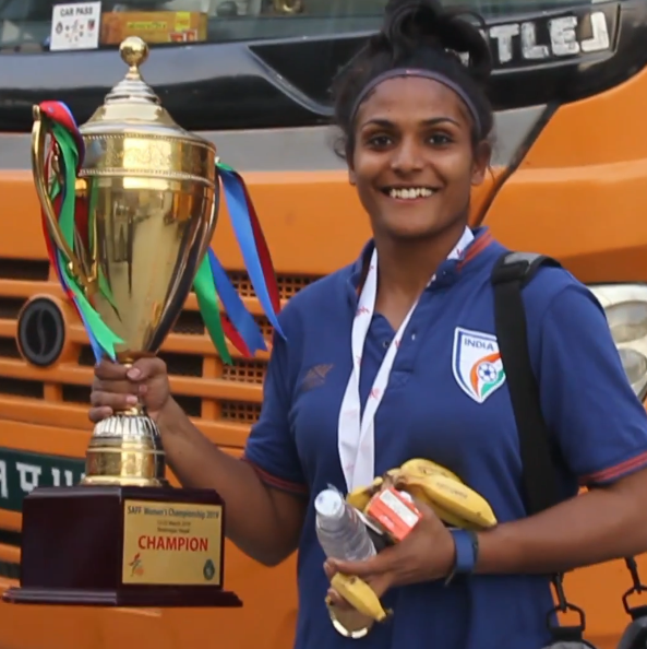 TFGfootball's tweet photo. Joy & excitement all around as Indian Women's Team head coach Maymol Rocky reacts to the Blue Tigresses' historic 5th SAFF Women's Championship conquest and the players leave for their homeland with the trophy!
WATCH: https://t.co/Watar9Shg3
#BackTheBlue #indianfootball #SAFFWC https://t.co/OTsKuS85QP