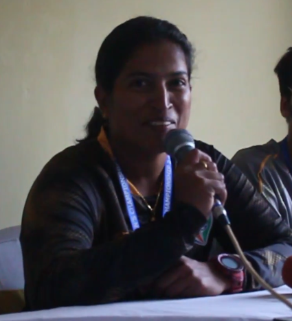 TFGfootball's tweet photo. Joy & excitement all around as Indian Women's Team head coach Maymol Rocky reacts to the Blue Tigresses' historic 5th SAFF Women's Championship conquest and the players leave for their homeland with the trophy!
WATCH: https://t.co/Watar9Shg3
#BackTheBlue #indianfootball #SAFFWC https://t.co/OTsKuS85QP