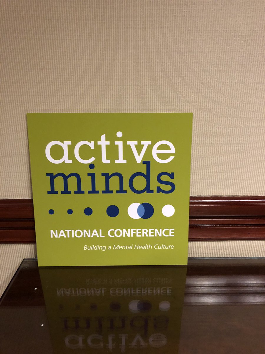 ericasondra's tweet photo. "We're moving beyond talking about only the problem of mental health—we're talking about the solutions." #activemindscon19 https://t.co/5i6cQ5XgkT