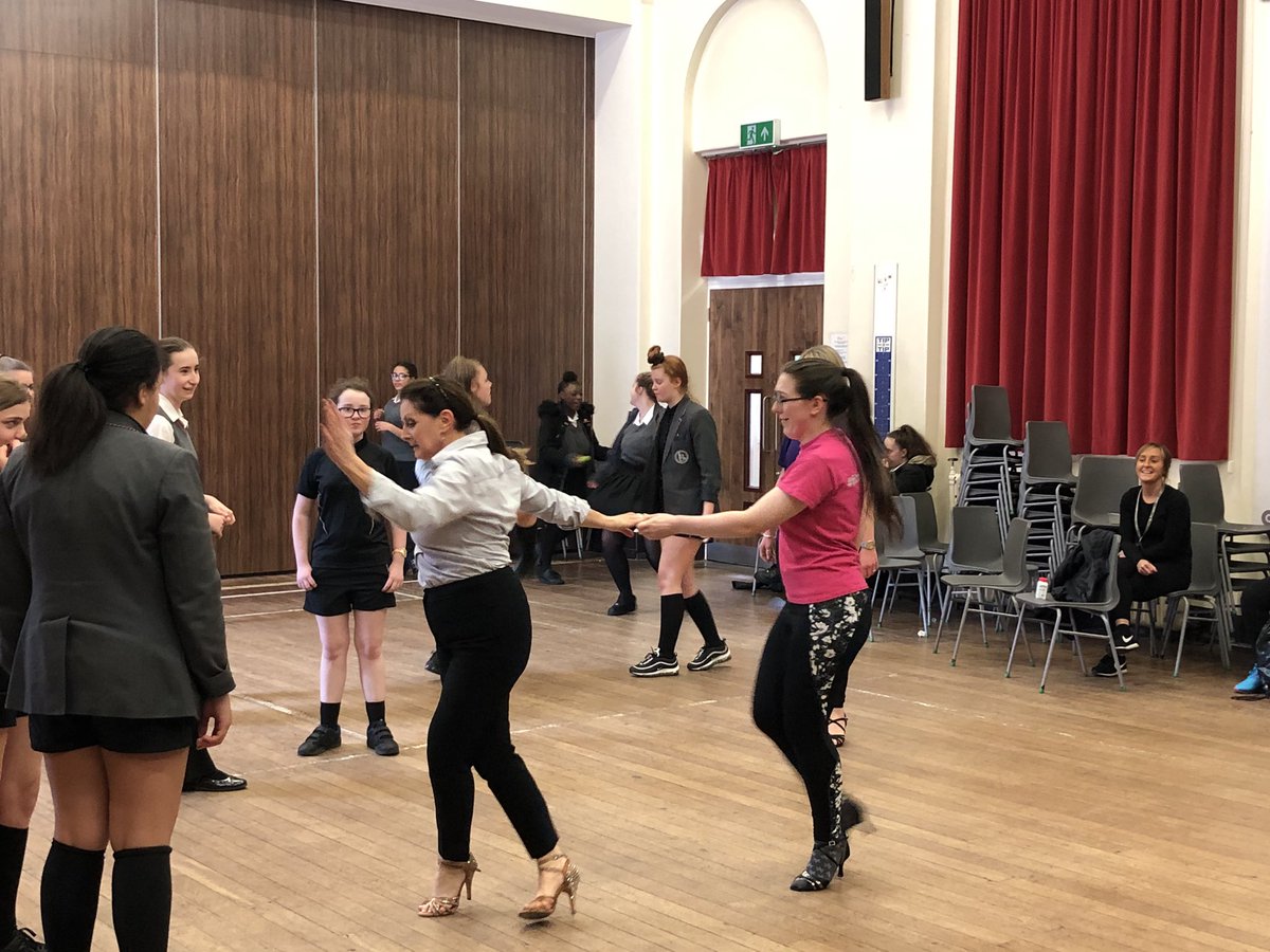 fgs_library's tweet photo. Kicking off promotion for @FlixtonGS does Strictly in style with @JHazeldine and the students with an impromptu lunchtime dance.
#fgsdoesstrictly @bbcstrictly #fgsdoesstrictly2019 https://t.co/nHJhZsVxp9