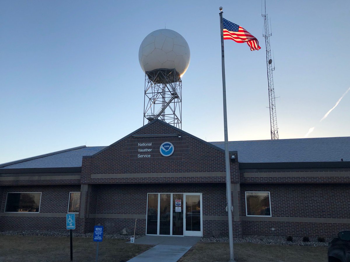 NWSOmaha's tweet photo. We are resuming operations today back at the ranch at our office in Valley, NE.  We hope everyone else that has been displaced from your home or business gets back in soon too. We have some repair work to do on our property, but we're back!  #newx #iawx #homaha https://t.co/F3iJ8bNBrS