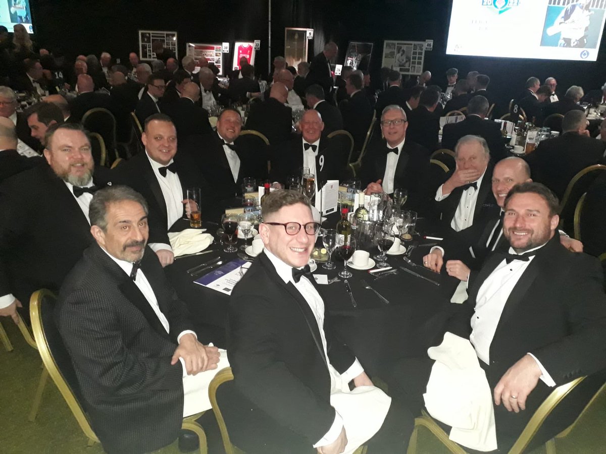 HighcrossLodge's tweet photo. Members of Highcross Lodge having a fantastic night at the @LeicsFreemasons Sportsman’s Dinner. Cricketing legend @philtufnell in attendance as our special guest speaker. Top night. #freemasons #goodtimes https://t.co/IWXbYBxyjU