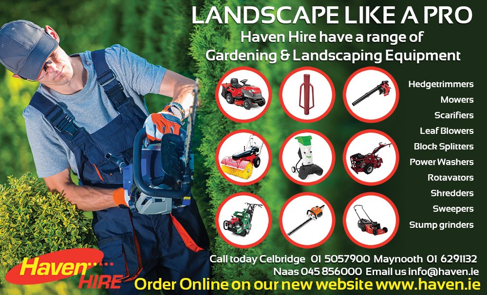 HavenHire's tweet photo. #springhassprung @HavenHire book your garden & DIY equipent for this weekend #lawnmower #lawnedger #rotovators #sodcutter #paintsprayers # hedgecutters https://t.co/o06SlITHRX