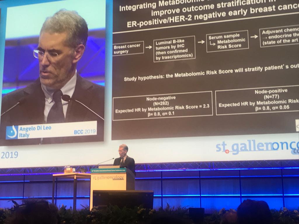 OncologiaPrato's tweet photo. Terapia neo/adiuvante in pazienti con tumore della mammella ER+HER2- #stgallen2019 #AngeloDiLeo https://t.co/PV7UunzM22
