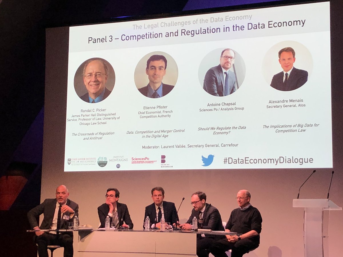 CBernardins's tweet photo. [#DataEconomyDialogue]

@LaurentVallee Secretary General @GroupeCarrefour introduces this panel : “Competition and regulation in the #data economy”

cc @UChicagoLaw @i_montaigne @i_montaigneEN @sciencespo @CercMontesquieu https://t.co/XfzZhZPVNy