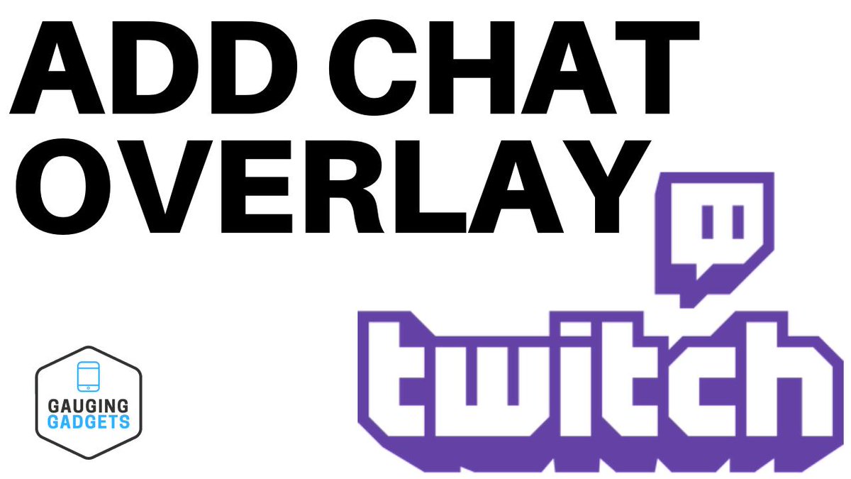 GaugingGadgets's tweet image. NEW #TWITCH TUTORIAL: youtu.be/Nqx08H6xWk0 Add Chat Overlay to Your Stream in OBS Studio - Twitch Tutorial #TwitchTutorial #Tutorial #HowTo #twitchstreamer #twitchstreamer #Chat