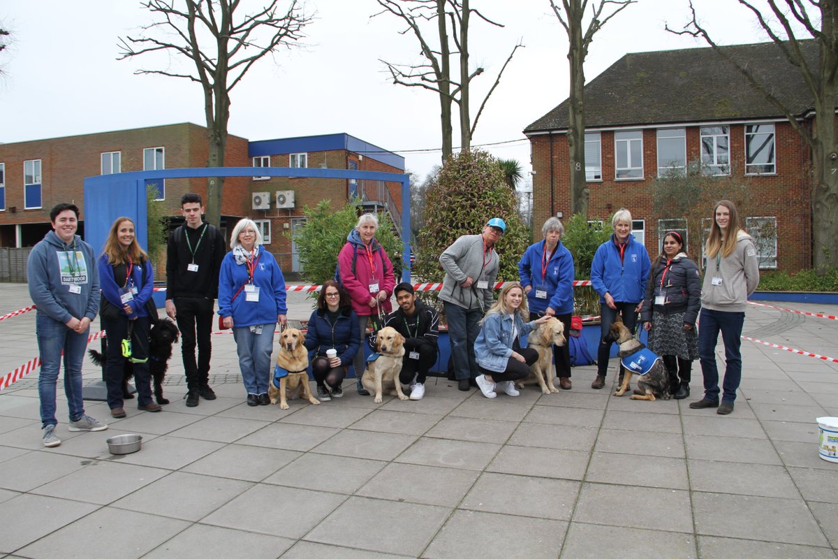 Farnborough6th's tweet photo. Thank you to all the lovely guides dogs and @guidedogs staff who came in today raising money for RAG week!🐶 @farnboroughsa https://t.co/LDkiuwskNa