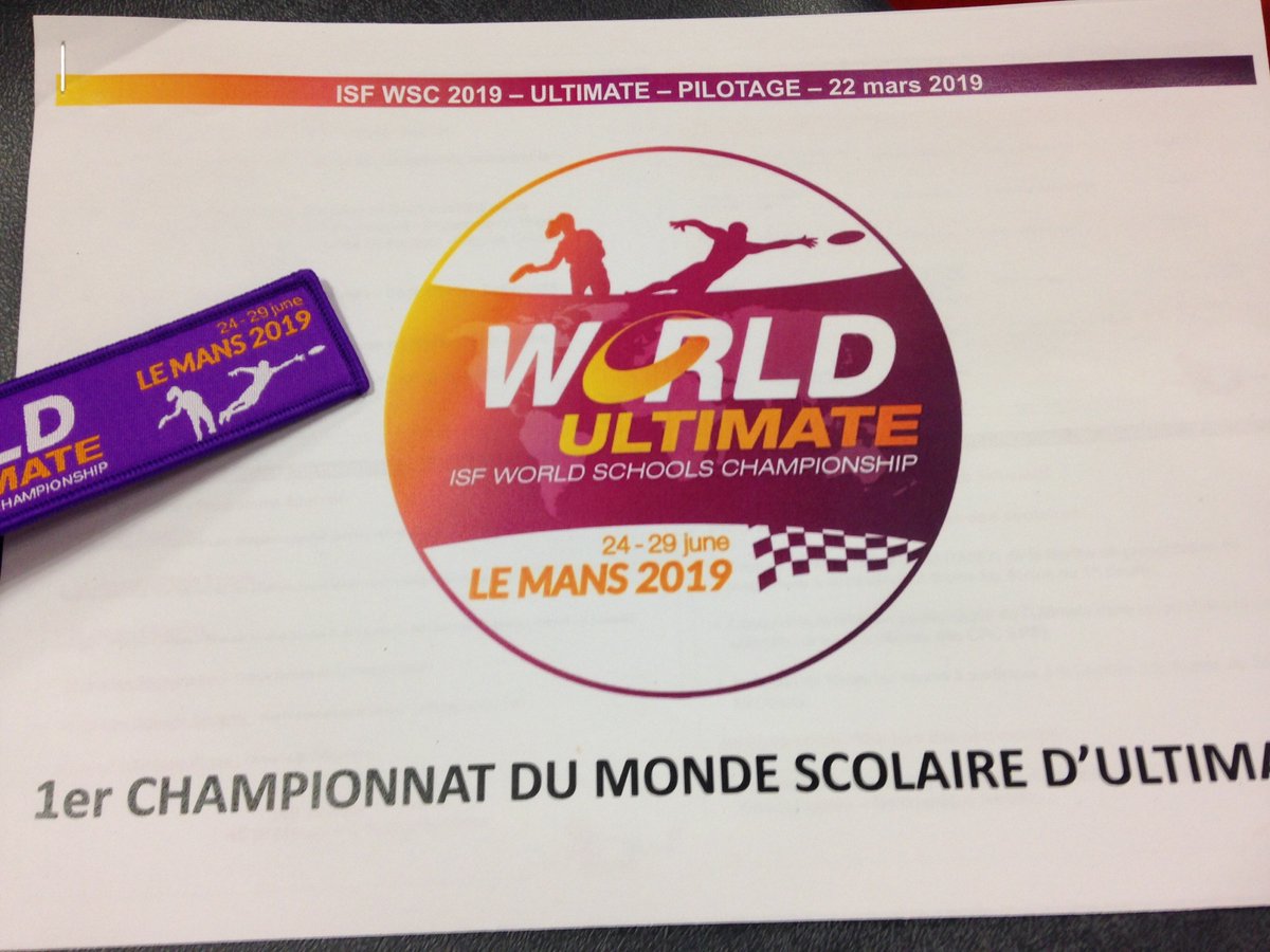 FFFlyingDisc's tweet photo. En direct de la conférence de presse sur les prochains Championnats du Monde Scolaire d'Ultimate #WSCUltimate
@ISFsports @unss @MMArenaOfficiel @sarthefr #LeMans #FranceUltimate #flyingdisc #LFDPDL #presse https://t.co/a6swk8fBnP