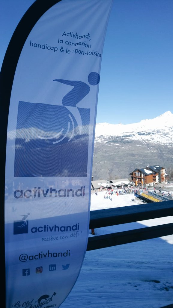 activhandi's tweet photo. #Activhandi partenaire de l'évènement sep&amp;ski aux côtés de @SNOOC_ski et #Tessier Membres du @ClusterMontagne  #handiski #handisport #handicap @LFSEP @inseparableblog @PeiseyVallandry https://t.co/2ODq2iaj3n