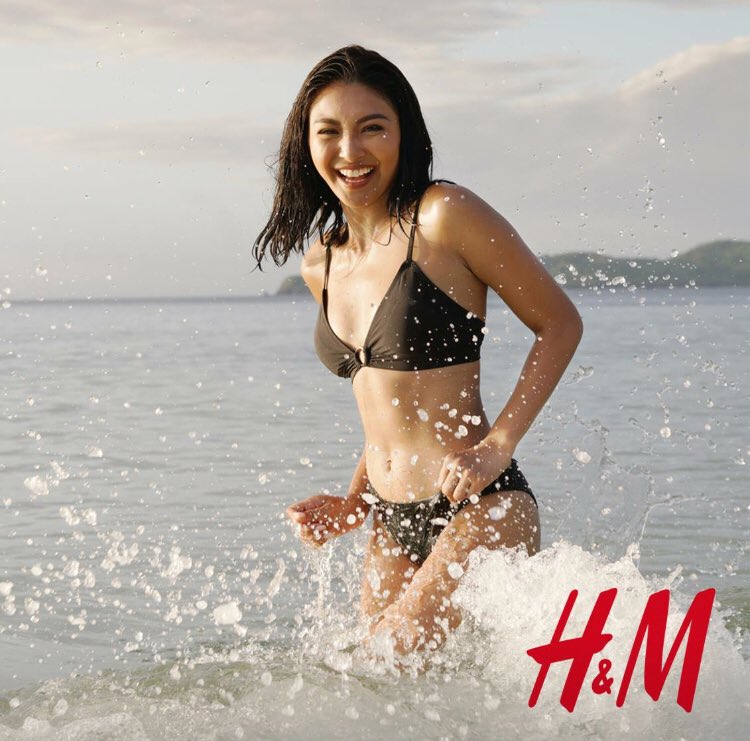 jadines_usa's tweet photo. Nadine is definitely an effective brand ambassador for H&amp;M PH: someone who exudes confidence, elegance, and a relatable fresh aura. 

A+ marketing, hands down.
#ULANMovieDay10 https://t.co/lMdex1uEYa
