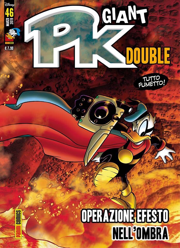 Il nuovo numero di #PkGiantDouble vi aspetta in edicola con due nuove avventure: "Operazione Efesto" e "Nell'Ombra"!

#PikappaOfficial #TopolinoMagazine #Disney #WaltDisney #DisneyComics #Fumetto #Fumetti