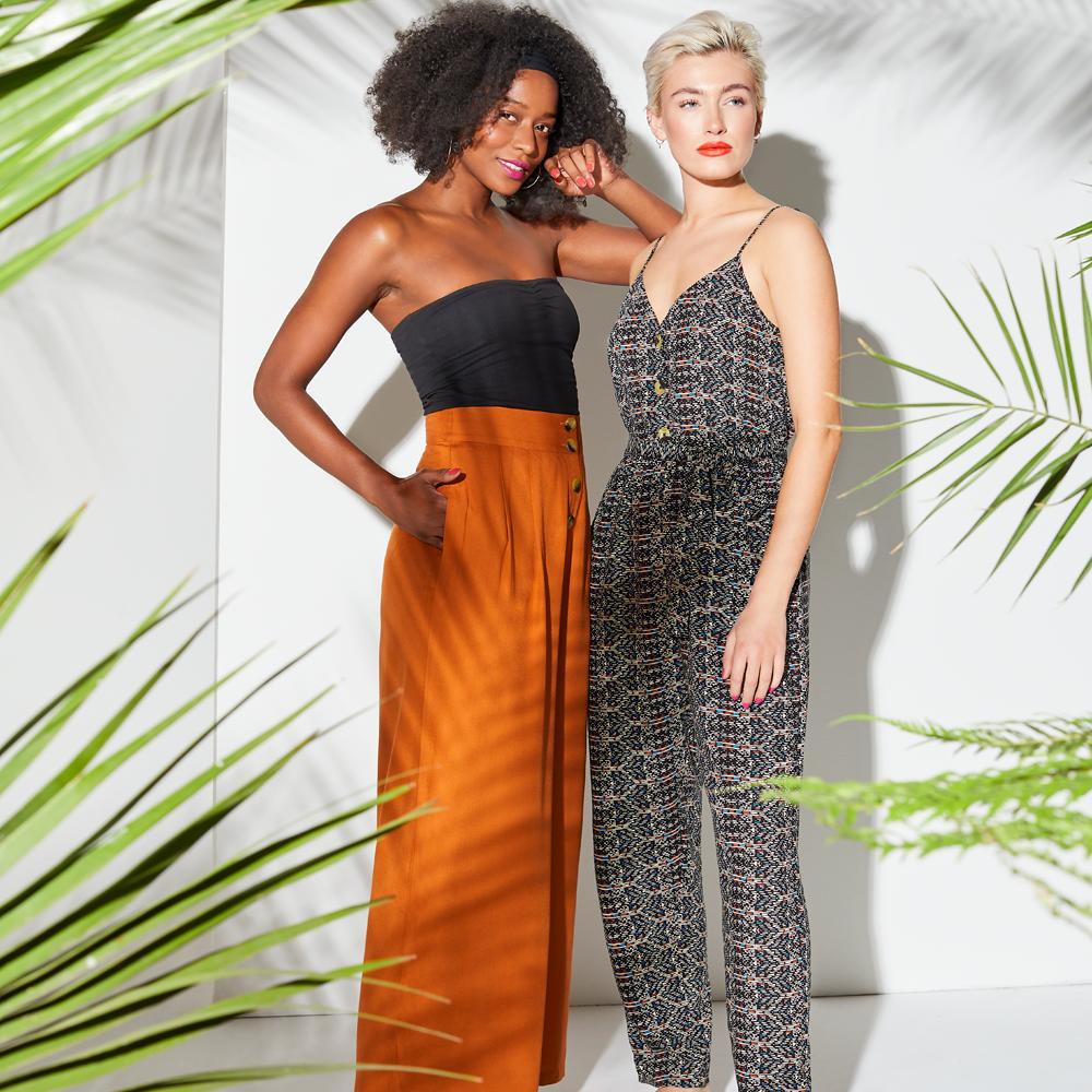 The summer weather may not be with us yet, but it's easy to work in summer styles now! Look out for jumpsuits and wide leg trousers... No chilly knees here!
Boobtube - £2.50/€3

Wide leg trousers - £12/€15
Jumpsuit - £12/€15

#affordablefashion #newseason #pepandco