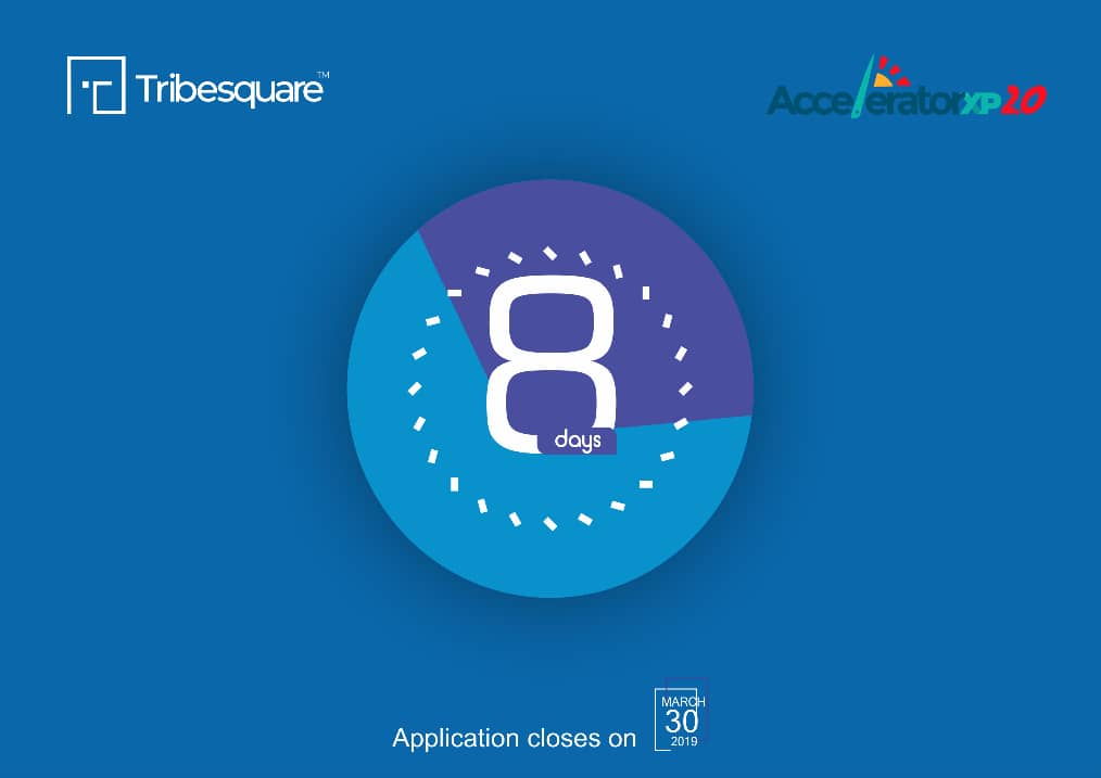 Tribesquare's tweet photo. We are gradually approaching the registration deadline for AcceleratorXP.
You've been trying to learn on your own. Let's help you get up to speed.
Register now on https://t.co/oWxLwfA2gG
#8days #learn #code #work #acceleratorxp #mentorship #internships #softwaredevelopment https://t.co/HHZH3cnT5L