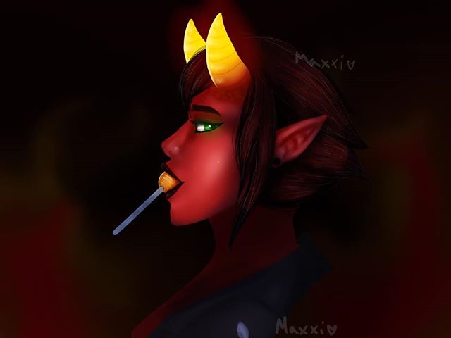 Malice is really badass. 🔥😈🍭 Which artist have you supported to buy her  ? trashy.maxxi does not have a creator code but deserves it for this work.  https://t.co/aO0iJ2L7wW
