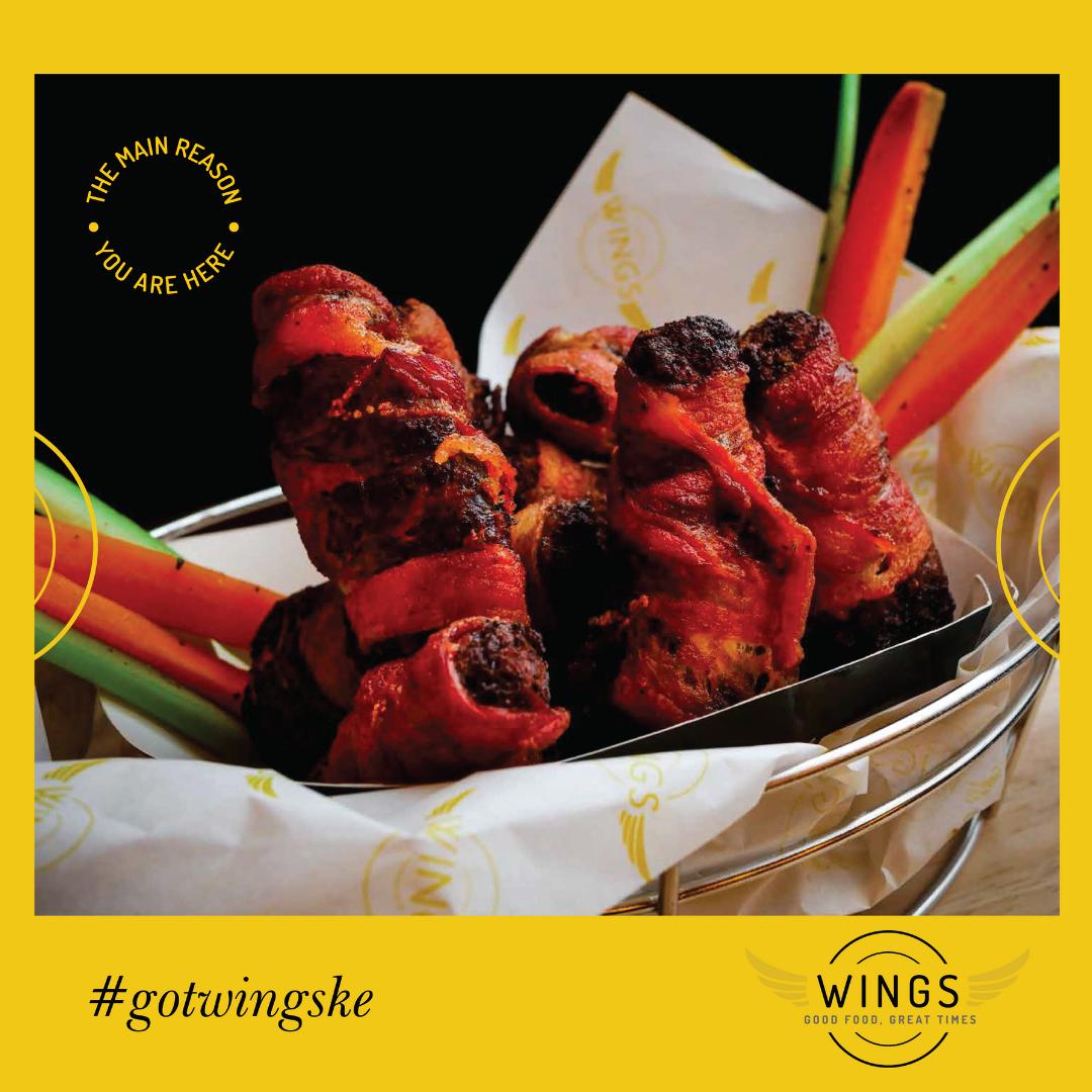 WingsKenya_'s tweet photo. Hungry?
Our Bacon Wrapped wings and a cold pint will just do…
Come in for yours.
#gotwingske #wingsource https://t.co/hhnBLHy0dE